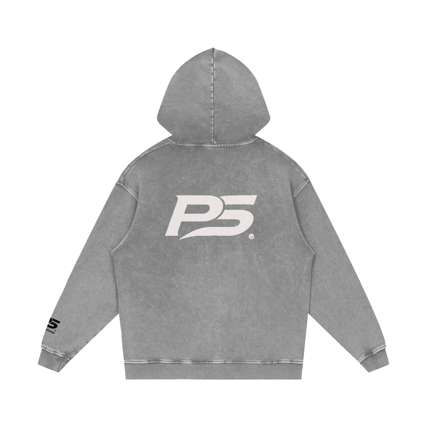Snow Washed Loose Cotton Hoodie