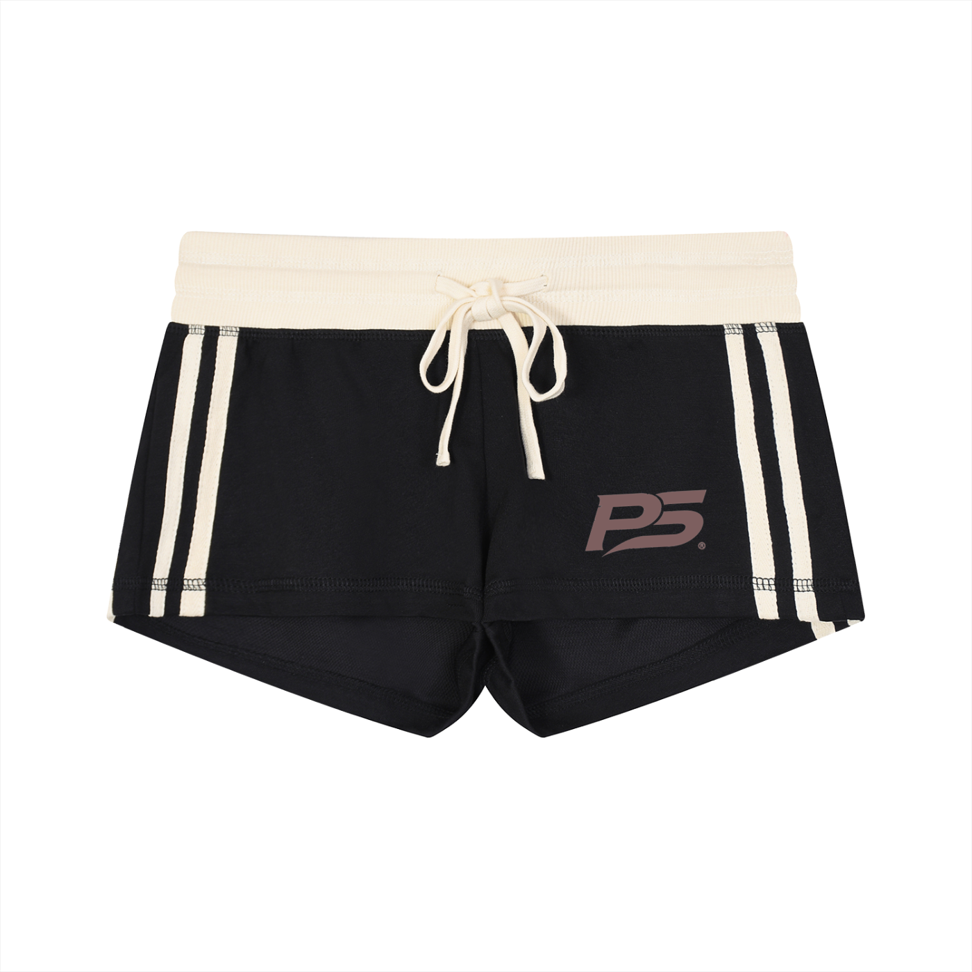 Women's Contrast Stripe Track Shorts