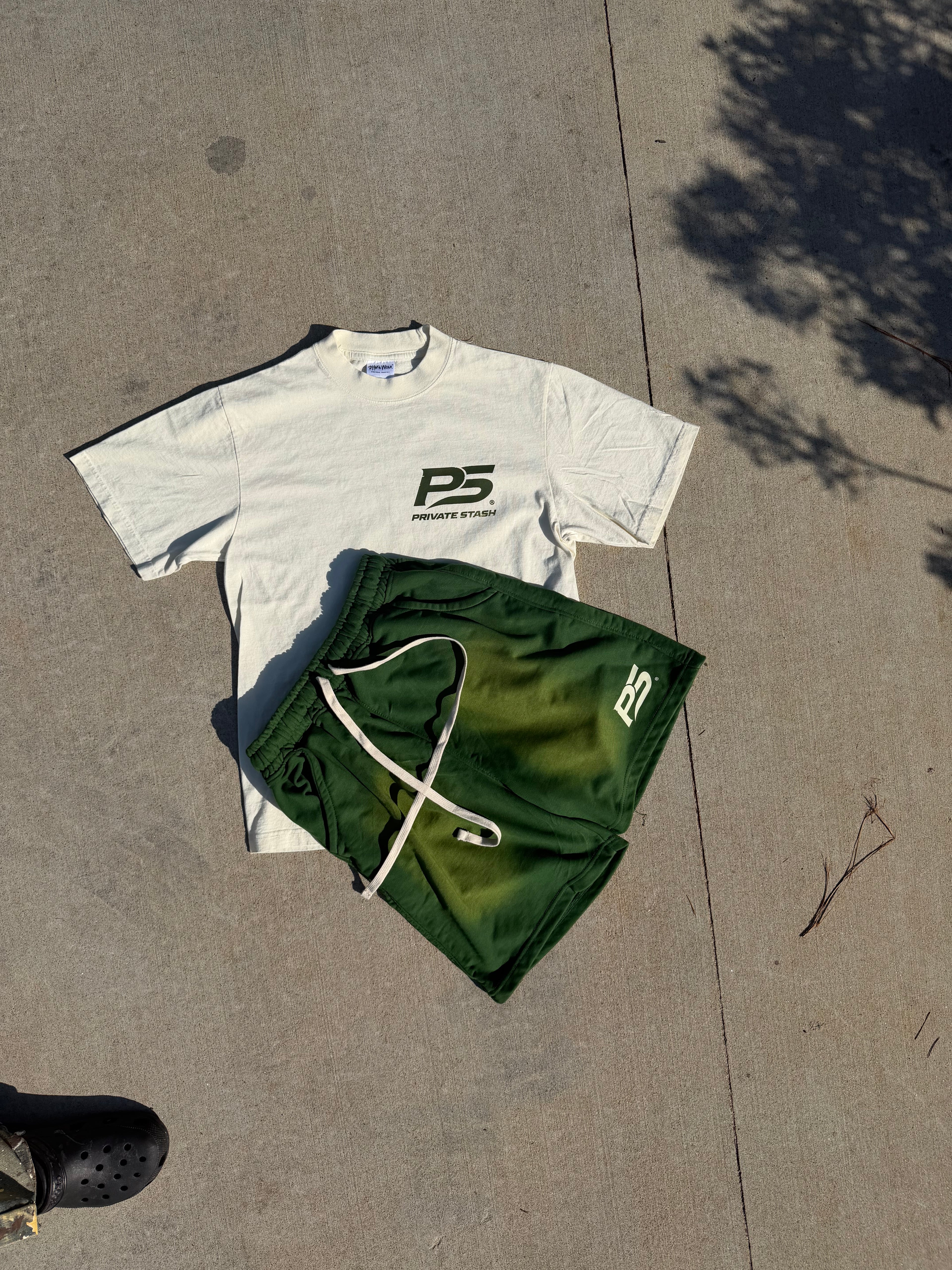 Stash Crème & Green Summer Set