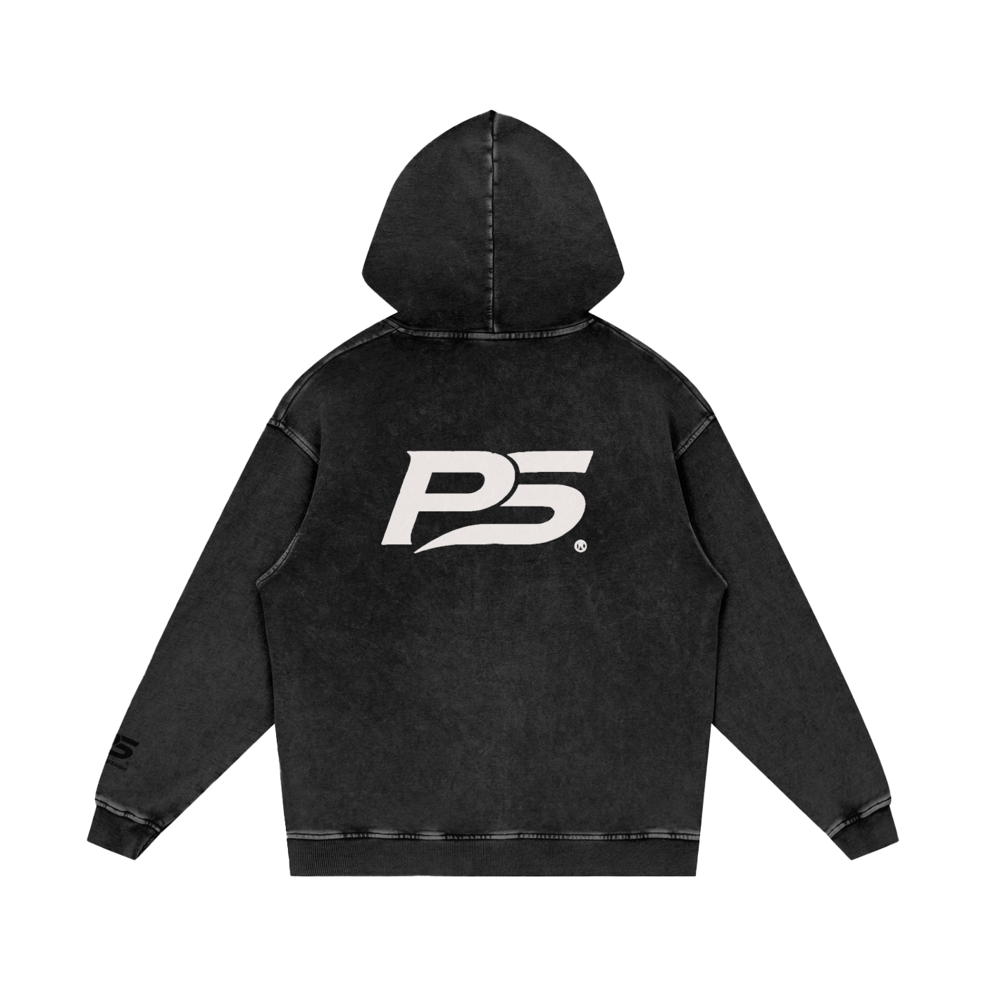 Snow Washed Loose Cotton Hoodie