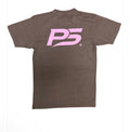 Mocha & pink logo tees