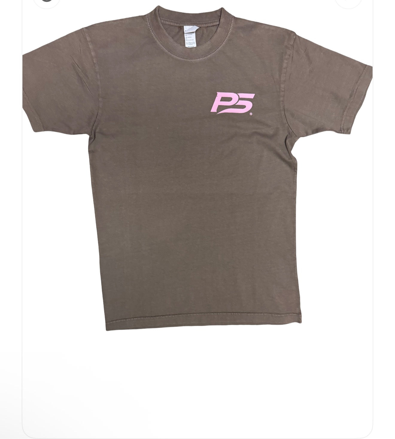 Mocha & pink logo tees